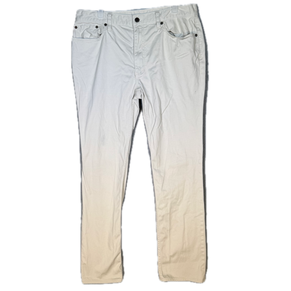 Polo Ralph Lauren Men's Chino Pants 34x32 Cream Stretch Straight Fit